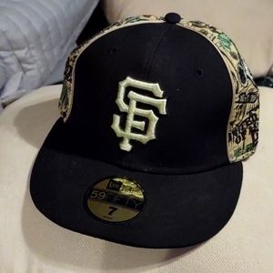 New Era 59FIFTY San Francisco Giants $100  Fitted Baseball Hat size 7- 55.8cm